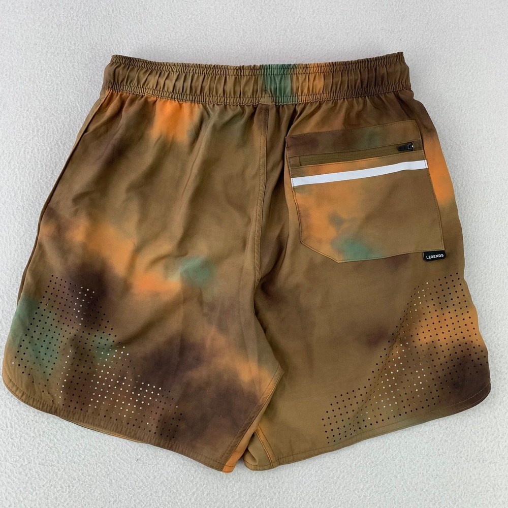 Legends Luka Gym Shorts 7" Mens M Tie Dye Performance Stretch Running - Picture 5 of 11